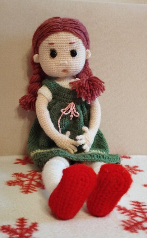 386. Amigurumi baba videóval