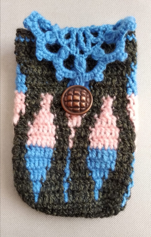 420. Horgolt telefontok