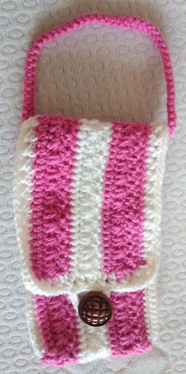 445. Horgolt telefontok