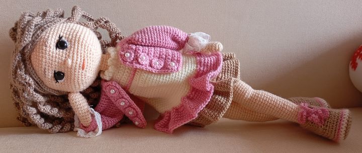 Amigurumi horgolt Rosalin baba