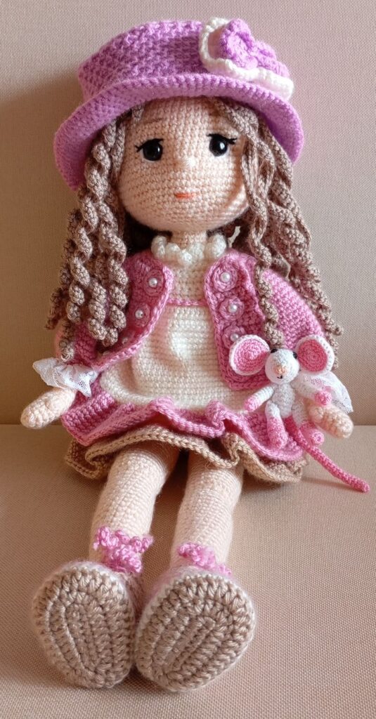 Amigurumi horgolt Rosalin baba