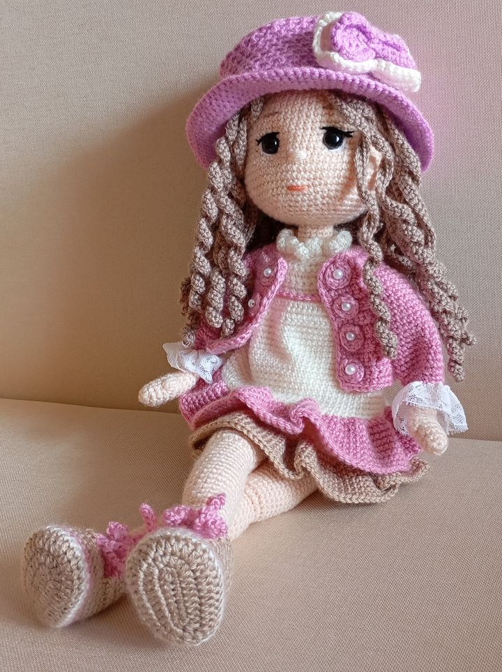 Amigurumi horgolt Rosalin baba