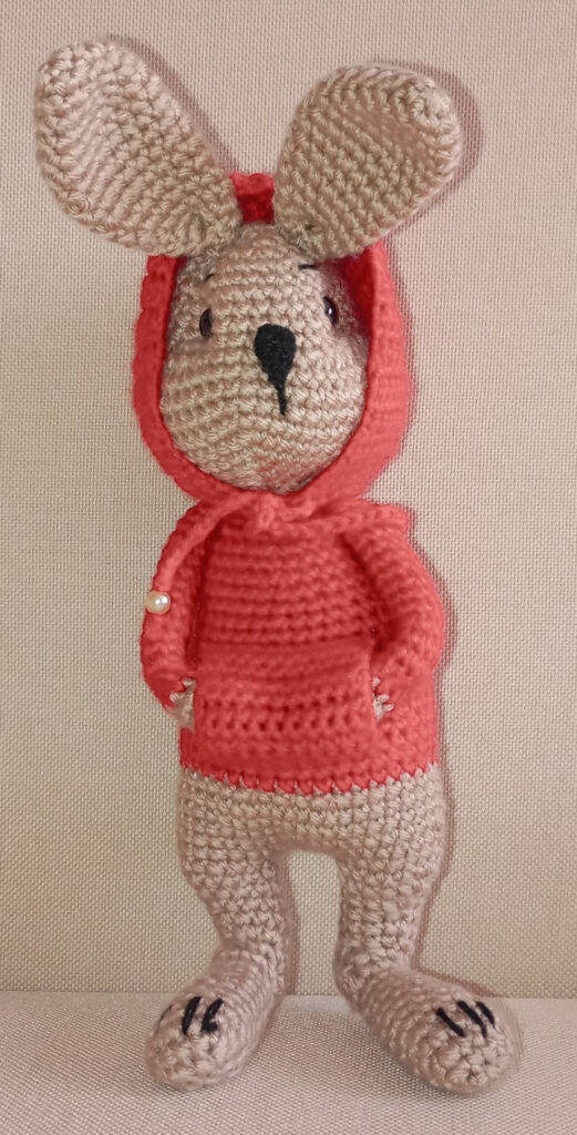 Amigurumi horgolt nyúl