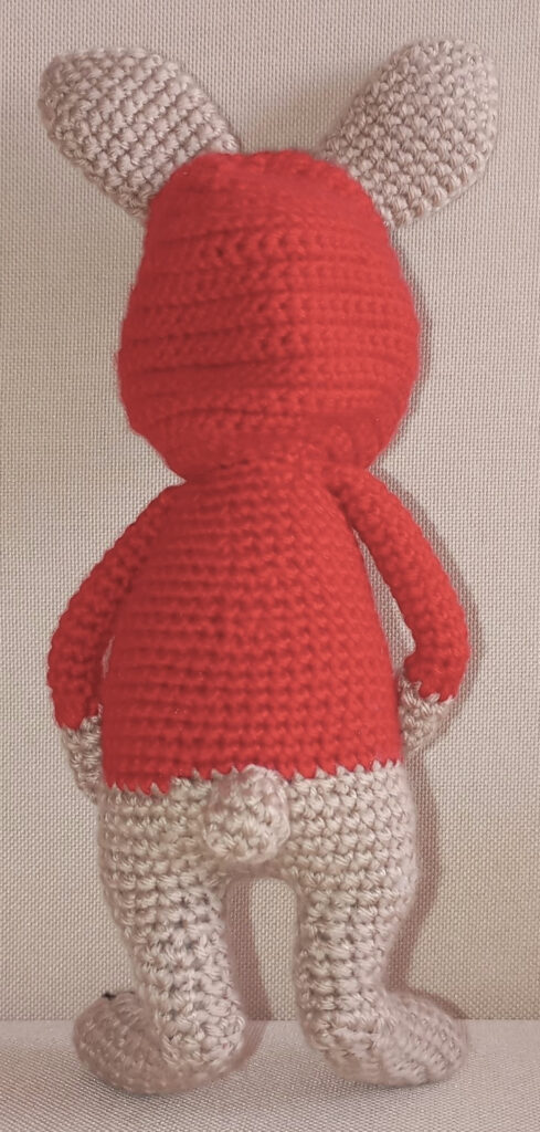 Amigurumi horgolt nyúl