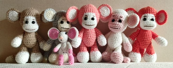 Amigurumi majom