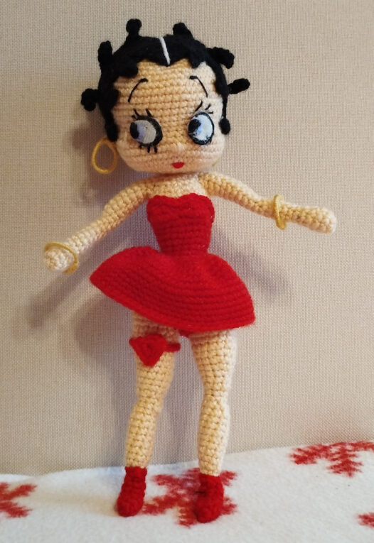 788. Amigurumi Betty Boop videóval