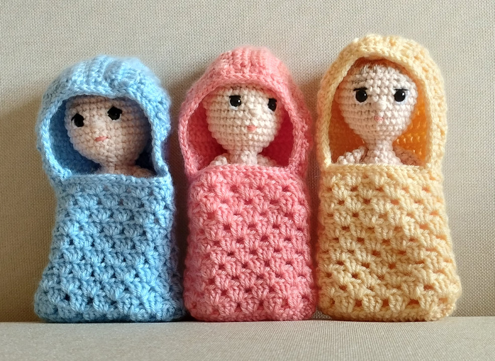 Amigurumi mini bébi baba