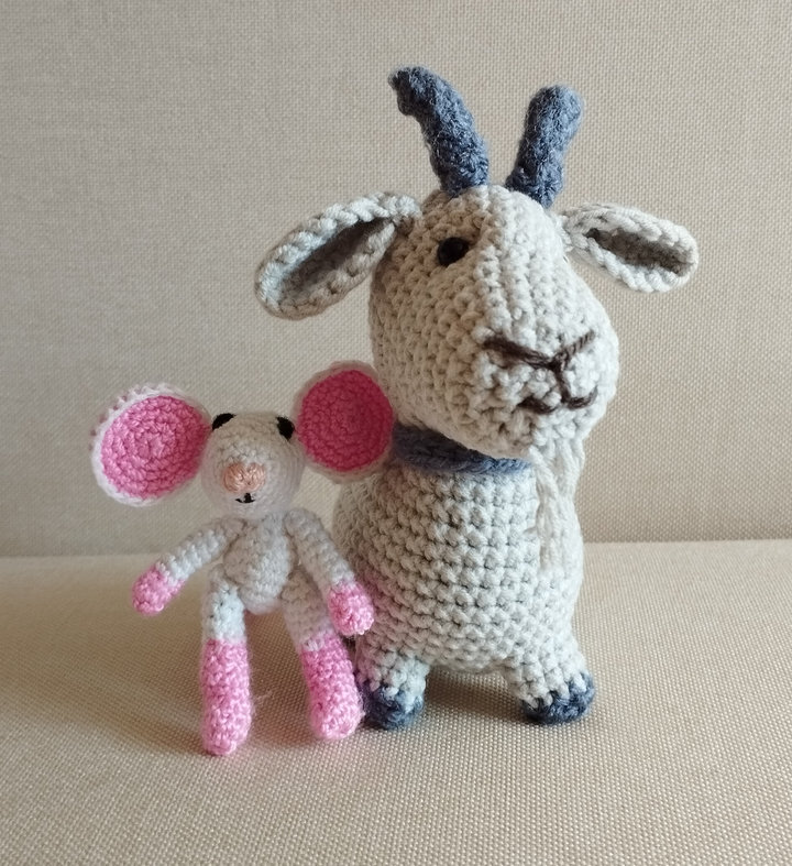 Amigurumi kecske