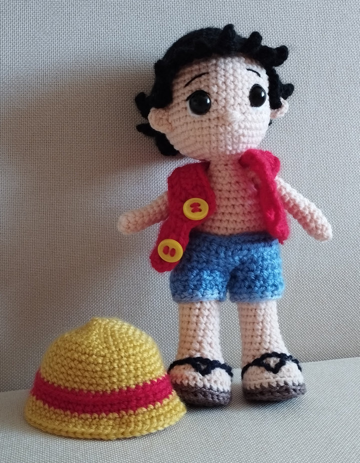 Amigurumi Monkey D. Luffy
