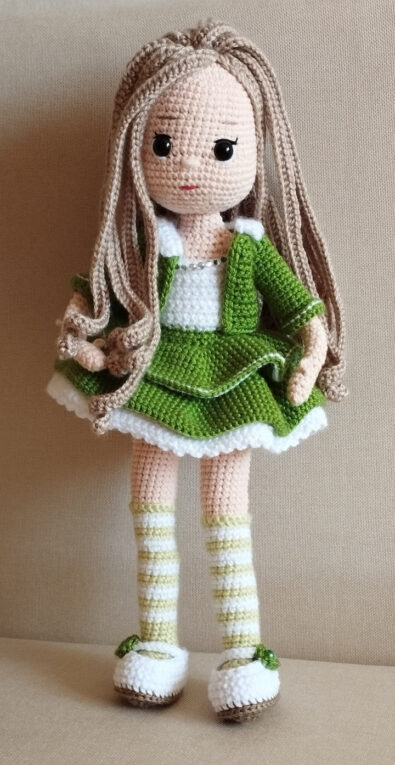 837. Amigurumi avokádó baba videóval