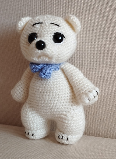 847. Amigurumi medve videóval