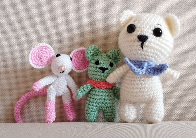 Amigurumi medvék