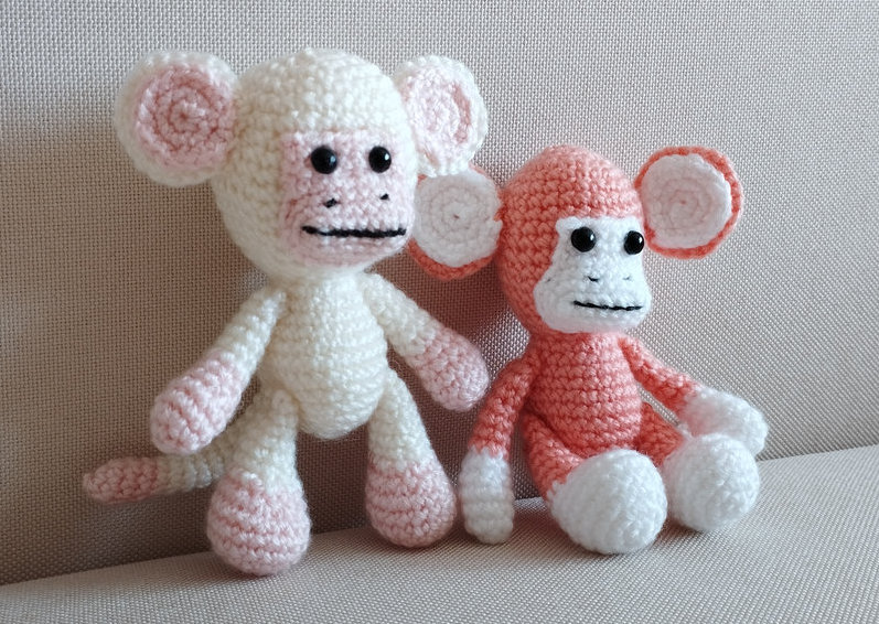 849. Amigurumi majom leírással
