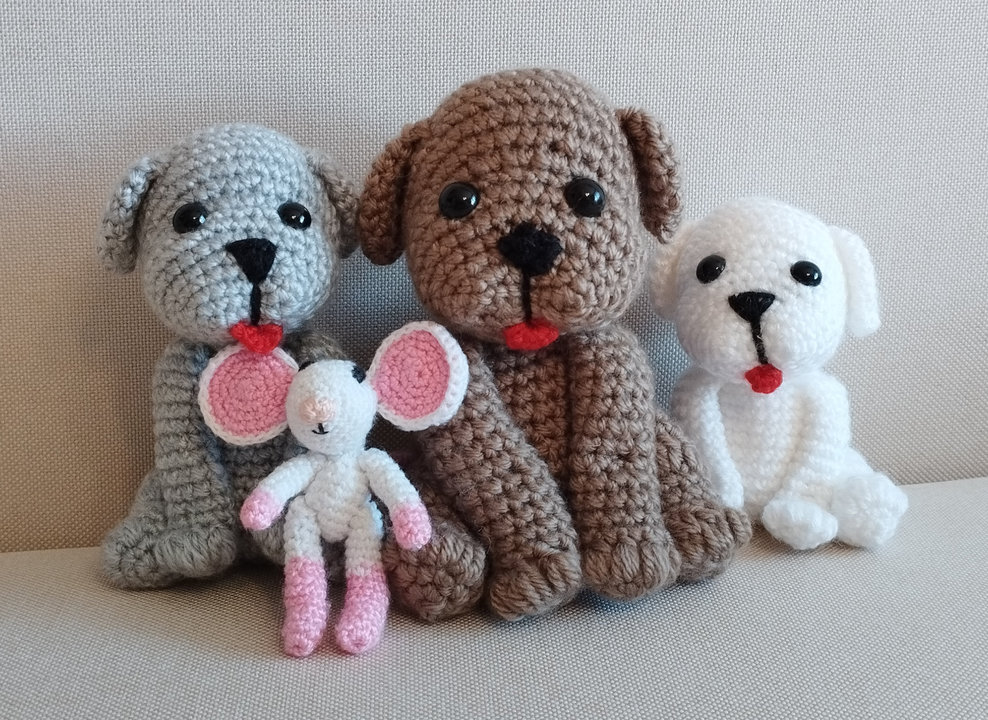 Amigurumi kutya