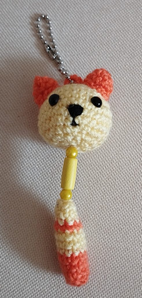 Amigurumi kulcstartó